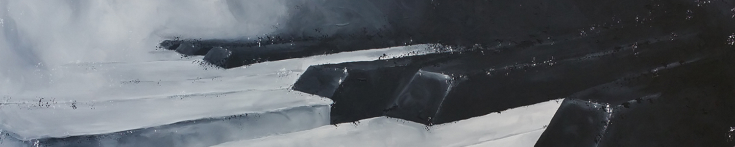 Keys in the Mist - Acrylic Painting by Eric Peterson now in the permanent collection of the Hallberg Center for the Arts in Wyoming, MN